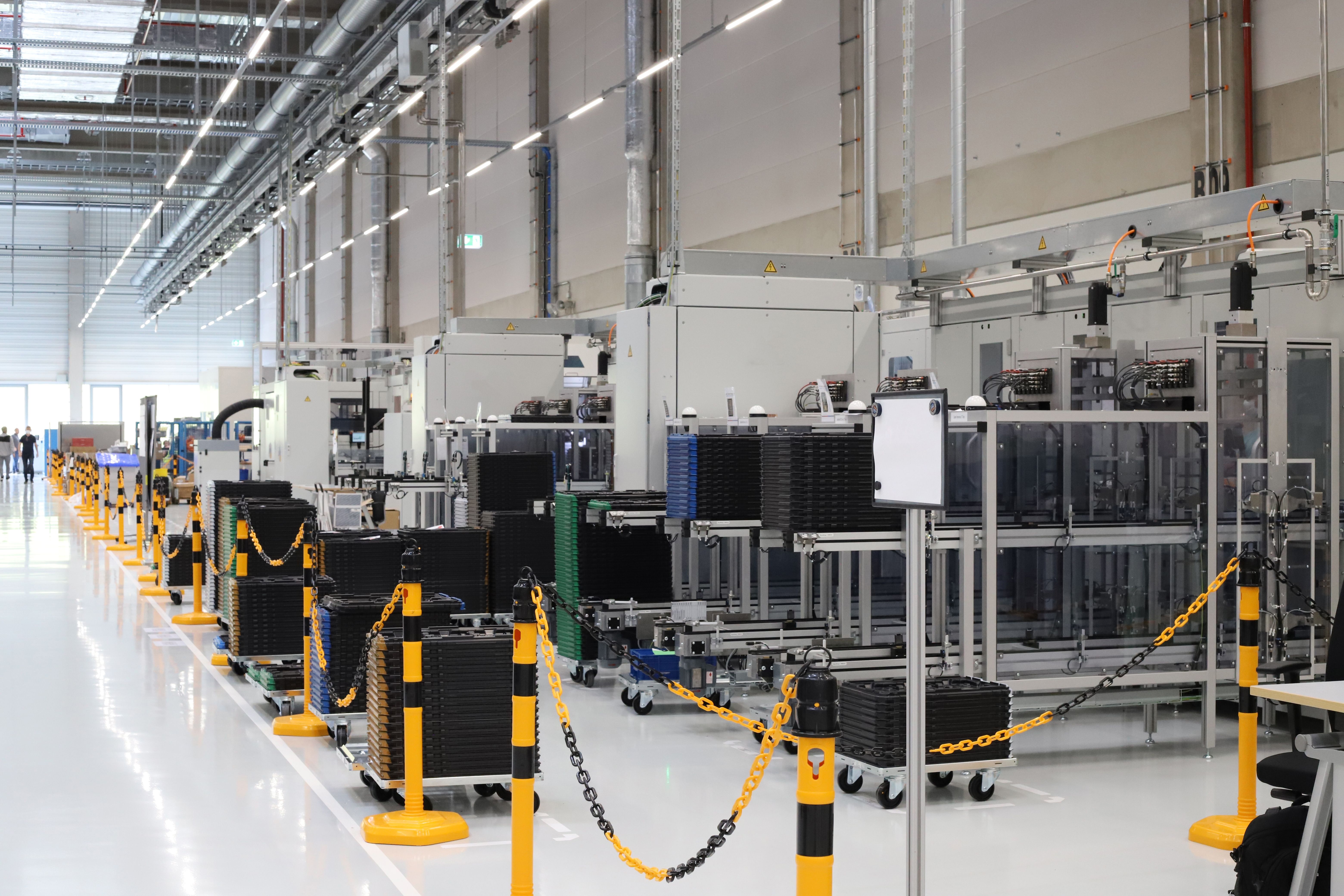 Bosch fornisce attrezzature per le fabbriche di produzione di batterie