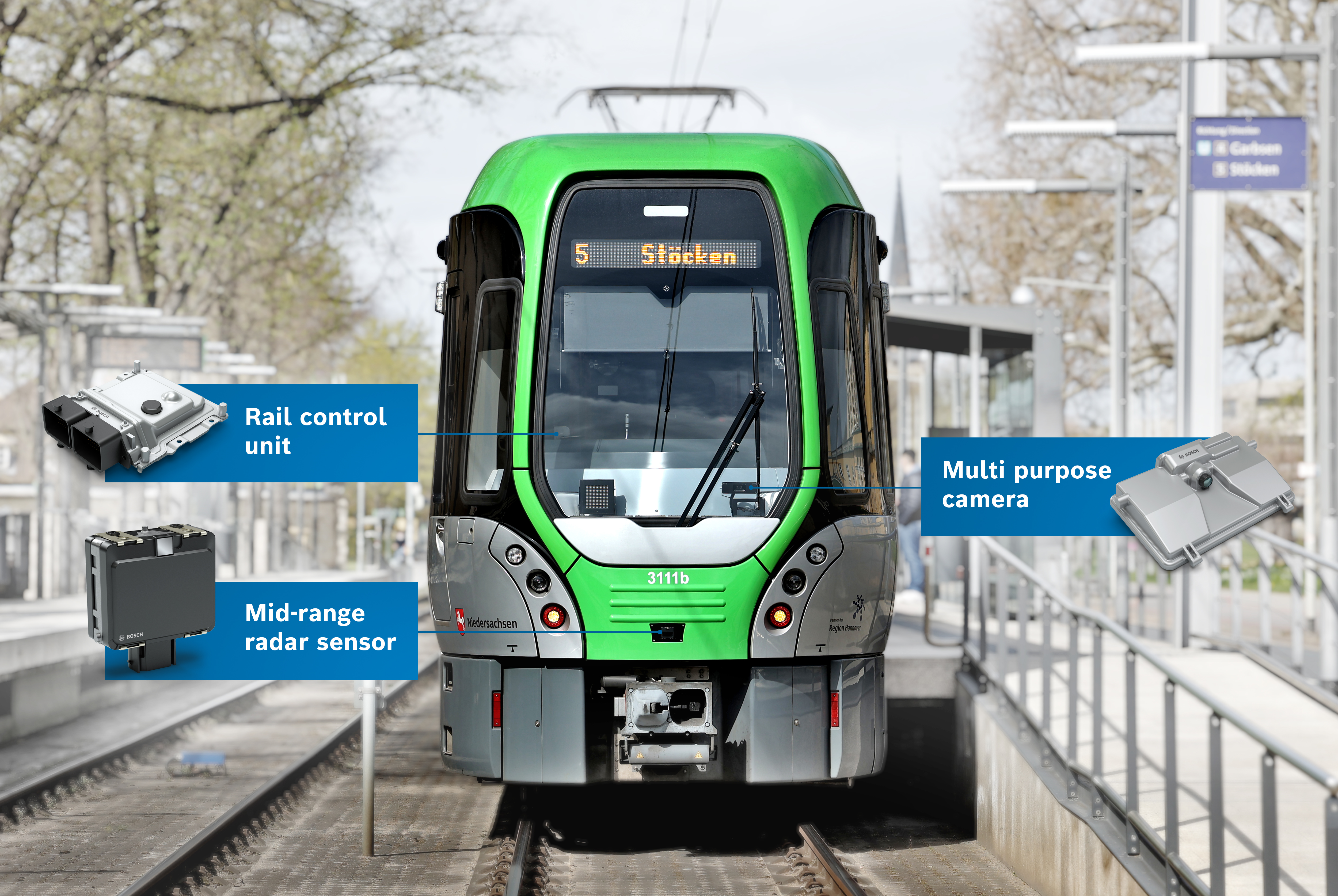 Innovazioni Bosch per un traffico urbano sostenibile e la sicurezza nel trasporto pubblico