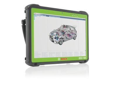 Nuovo tablet PC Bosch DCU 120 con display da 11,6” full HD e microprocessore veloce