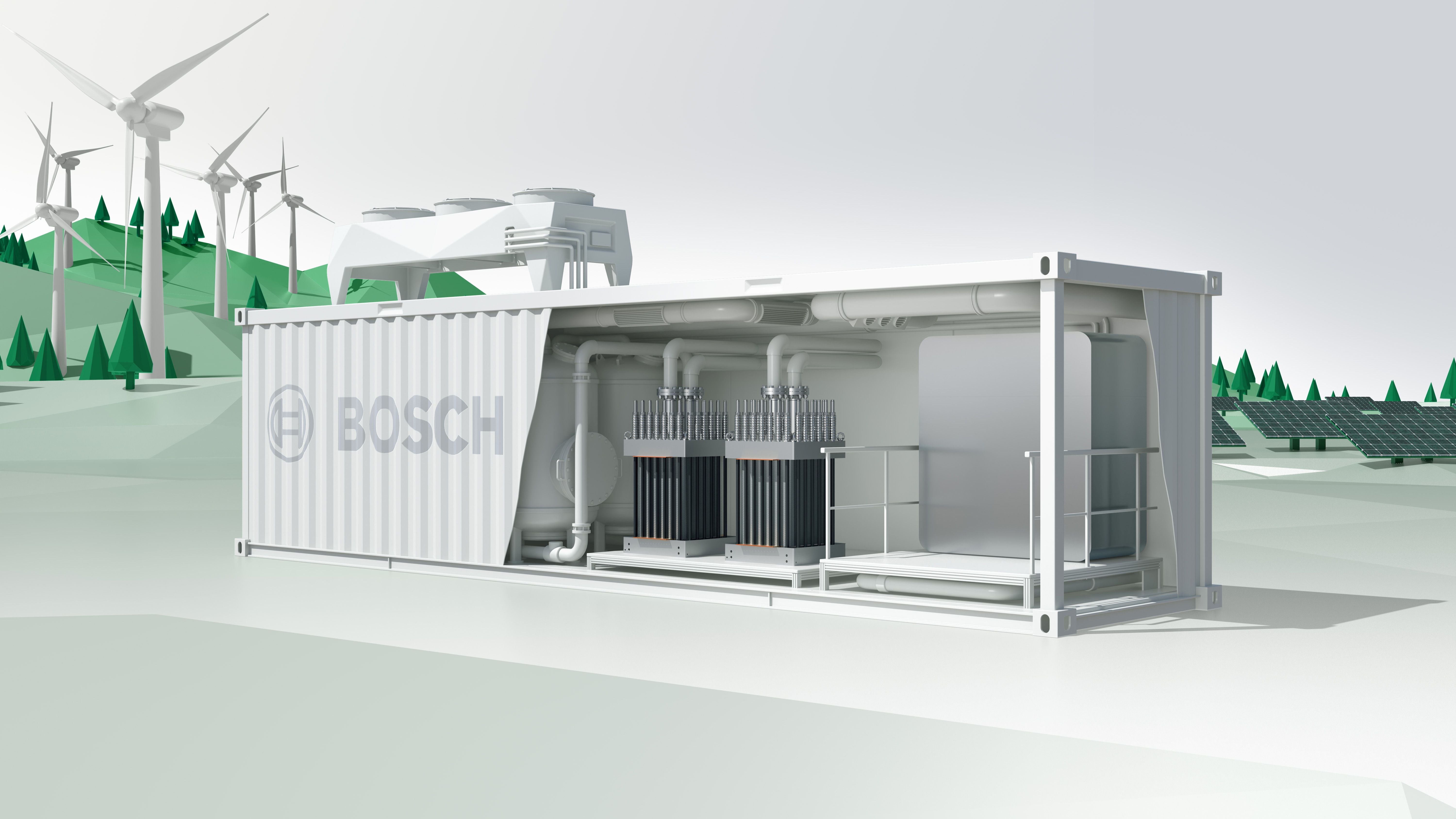 Bosch Tech Day 2023: Bosch fornisce tecnologie lungo l'intera catena del valore dell'idrogeno